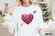 Diamond Glitter Valentine Heart Png, an Illustration by DreamCafeArt (Thumbnail 2 of 4)