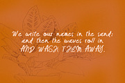 Augustus - A Handmade Font, a Script Font by Bouchard Designs (Thumbnail 5 of 5)