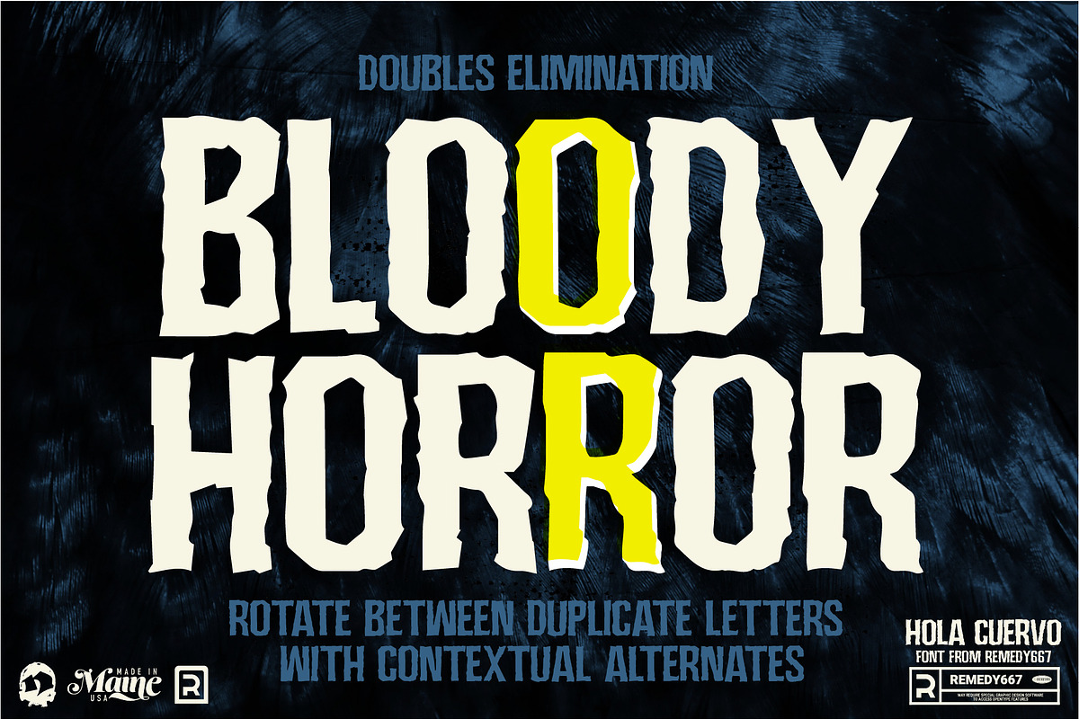Hola Cuervo, a Sans Serif Font by Remedy667 (Photo 6 of 11)