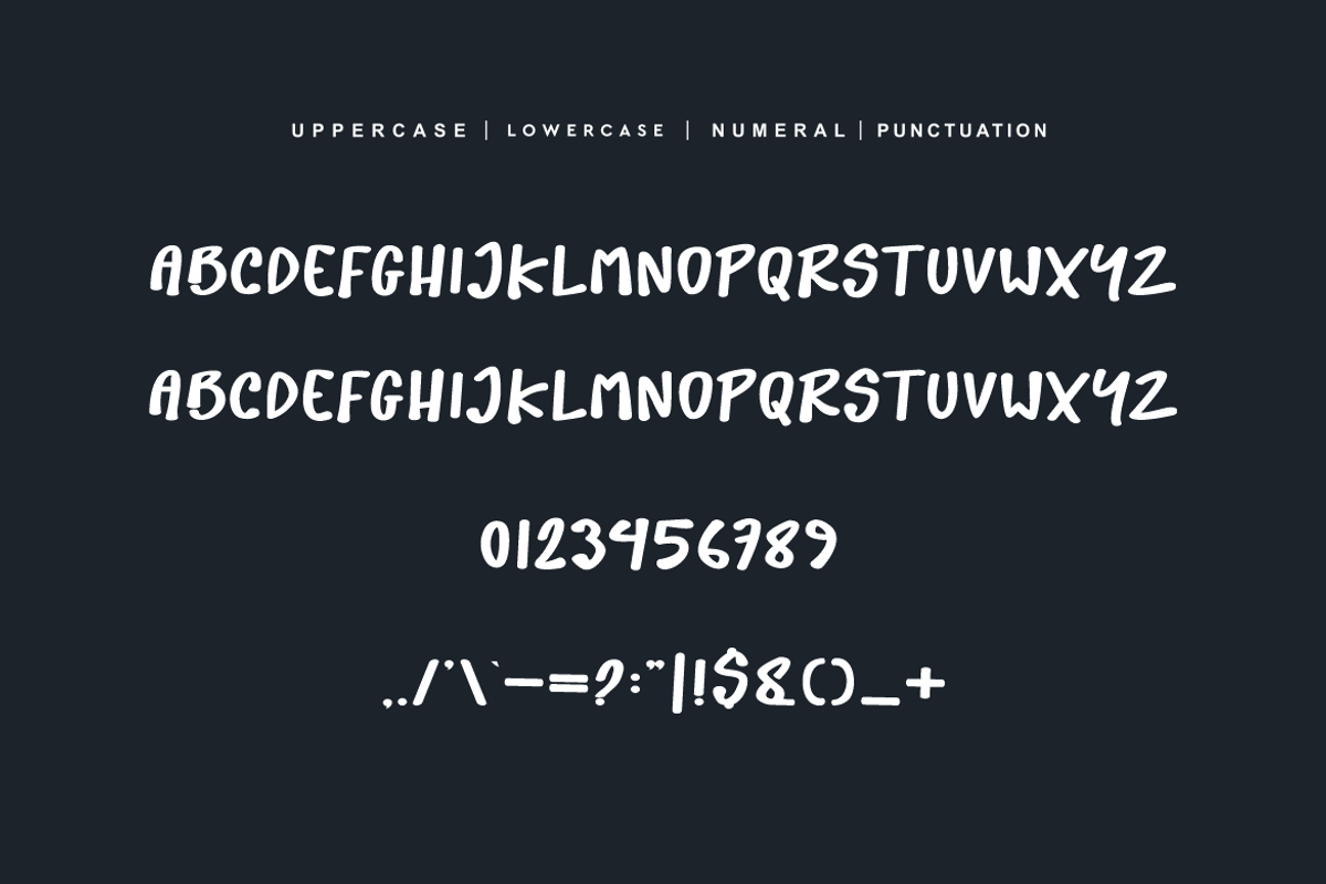 Roshaly - Chalk & Marker Font, a Handwritten Font by QR Design Studio (Photo 5 of 6)