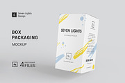 Box / Packaging Mockup, a Cups & Container Mockup by Seven Lights (Thumbnail 1 of 9)