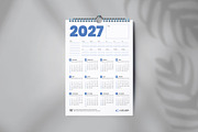 2027 One page calendar, a Stationery Template by Tanmoy Topu (Thumbnail 2 of 2)