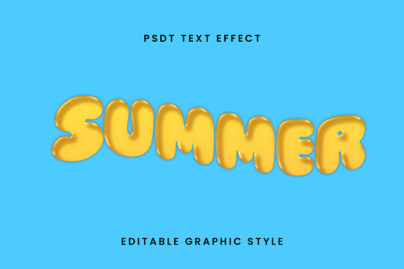 Liquid Bubble Text Effect preview 3