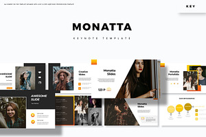 Monatta - Keynote Template