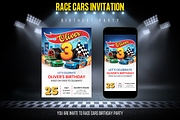 Hot Wheels Birthday Invitation, an Invitation Template by Earth5168 (Thumbnail 2 of 9)