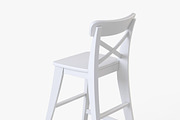 Junior Chair Ingolf(White), a Furniture 3D Model by Markelos (Thumbnail 4 of 14)