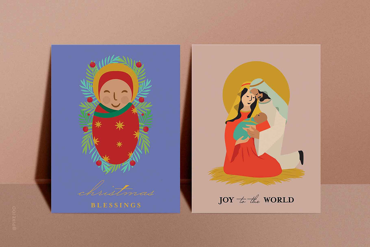 Nativity Christmas Story, an Illustration by Pixejoo (Photo 6 of 15)