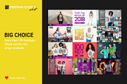 T-Shirt Mock-Up Set, a Shirt Mockup by Freeman Studio (Thumbnail 11 of 16)