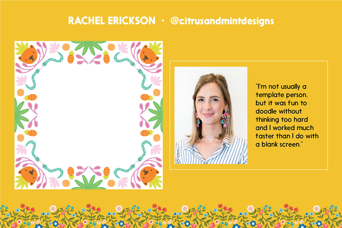Folksy Wreaths & Bouquets Templates, an Illustration by On the Mark Designs (Photo 8 of 16)