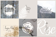 LoveRepublic/font+logo templates, a Script Font by Oldy (Thumbnail 3 of 9)