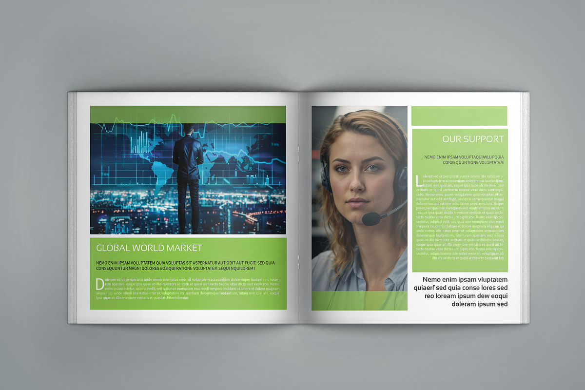 Square Business Brochure Template, a Brochure Template by retrographix (Photo 8 of 11)