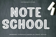 Note School, a Script Font by FreshTypeINK (Thumbnail 1 of 8)