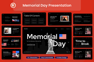 Memorial Day Presentation, a Presentation Template by Annora Studio