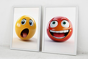 Smiling Face Emojis. 35 images, an Object Illustration by Handmadefont (Thumbnail 10 of 10)