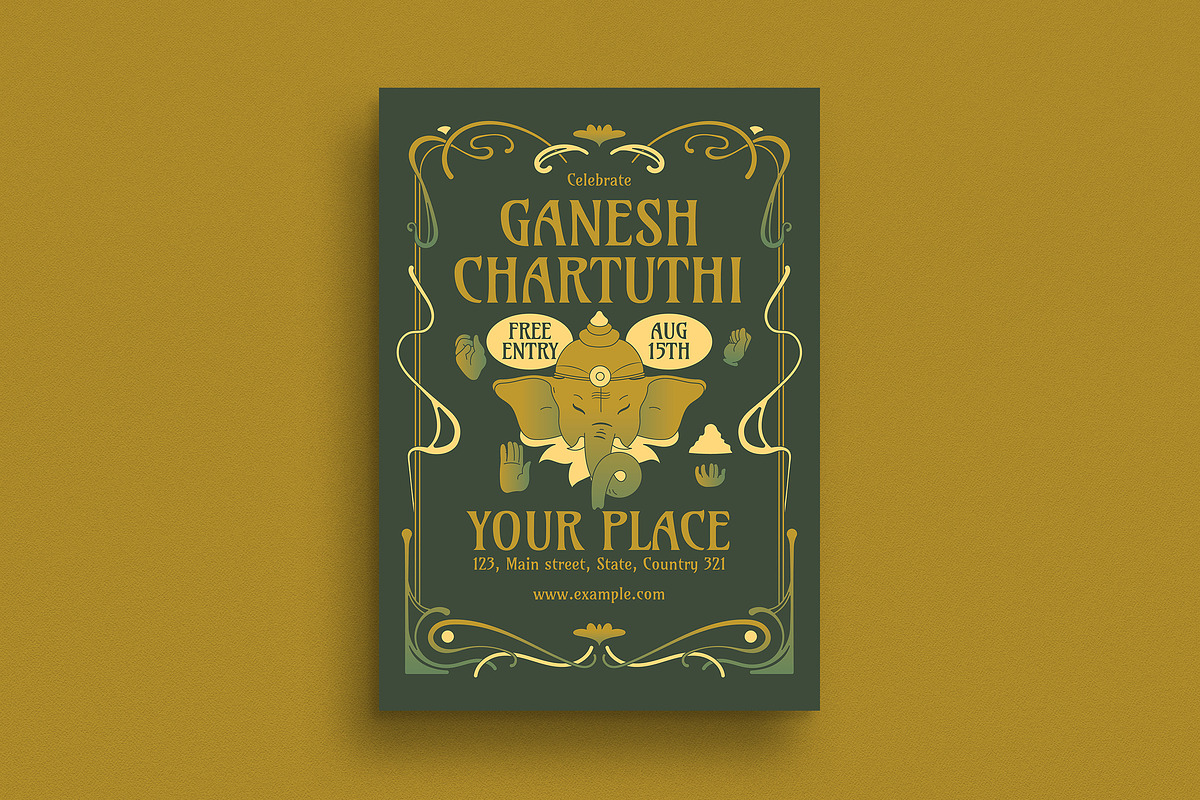Ganesh Chaturthi Flyer