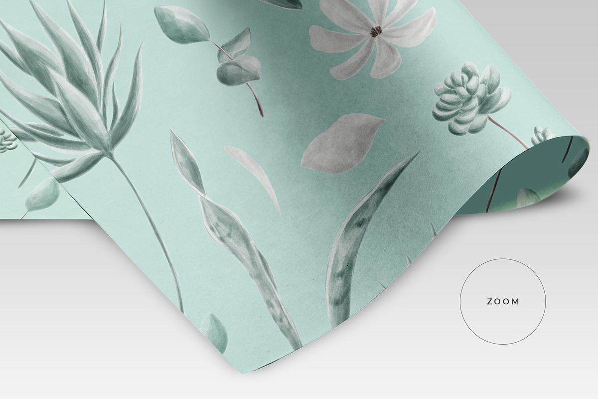 TopView Folded Wrapping Paper Mockup, a Product Mockup by Designertale (Photo 4 of 9)