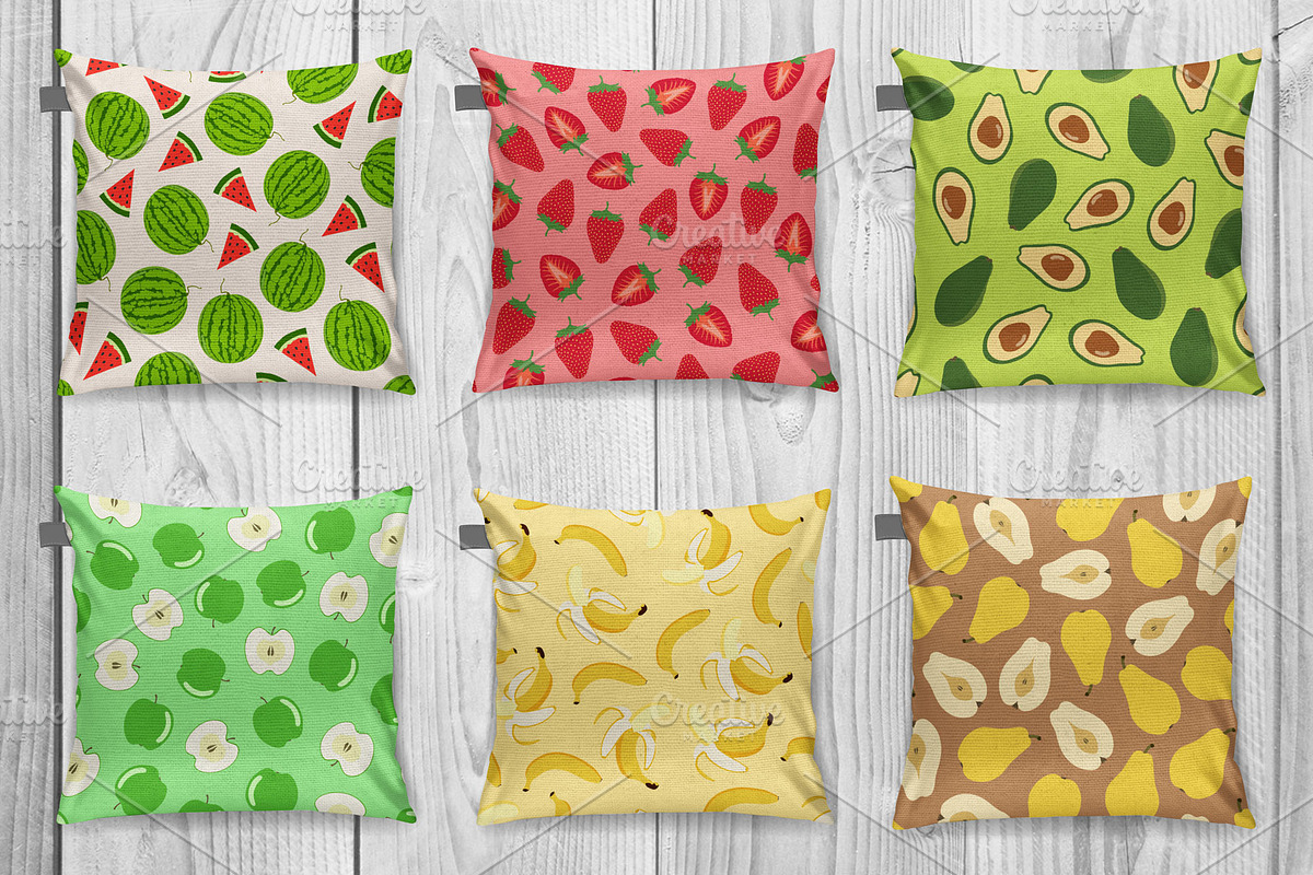 Color bright seamless fruit patterns, a Pattern Graphic by ExpressShop (Photo 5 of 7)