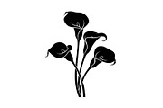 Black Lily Flower Vector Bundle, an Illustration by Designs_River (Thumbnail 41 of 51)