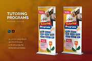 Tutoring Programs - Roll Up Banner, a Print Template by StreaksideStd (Thumbnail 1 of 2)