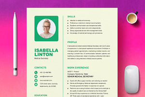 Modern Professional Resume Template, a Resume Template by ResumeInventor