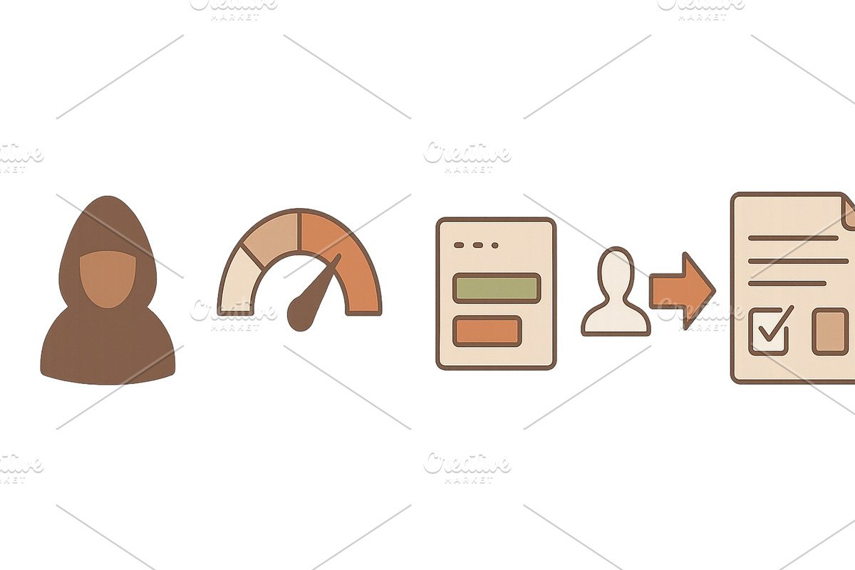 Assessment of user progress through, a Finance Illustration by ZinetroN