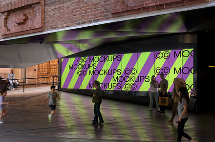 Digital Sign Museum Mockup S013