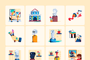 Animated Art Gallery Icons, a Duotone Icon by Prosymbols (Thumbnail 5 of 9)
