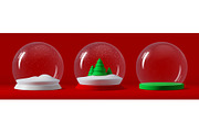 3D Christmas glass snow ball, Xmas, an Illustration by Buch&Bee (Thumbnail 1 of 3)