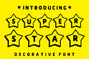 SUPER STAR, a Symbol Font by Fourteen Letter (Thumbnail 1 of 10)