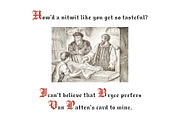 Gothicplate, a Blackletter Font by Loudoun Design Co. (Thumbnail 7 of 9)