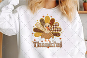 Thankful Turkey Thanksgiving PNG, an Illustration by Craft Nest (Thumbnail 3 of 6)