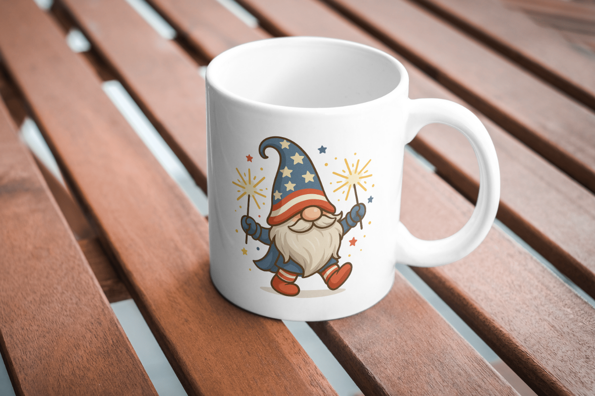 Patriotic Gnome PNG – Sublimation, a Seasonal Illustration by Smillyy Threads (Photo 4 of 6)