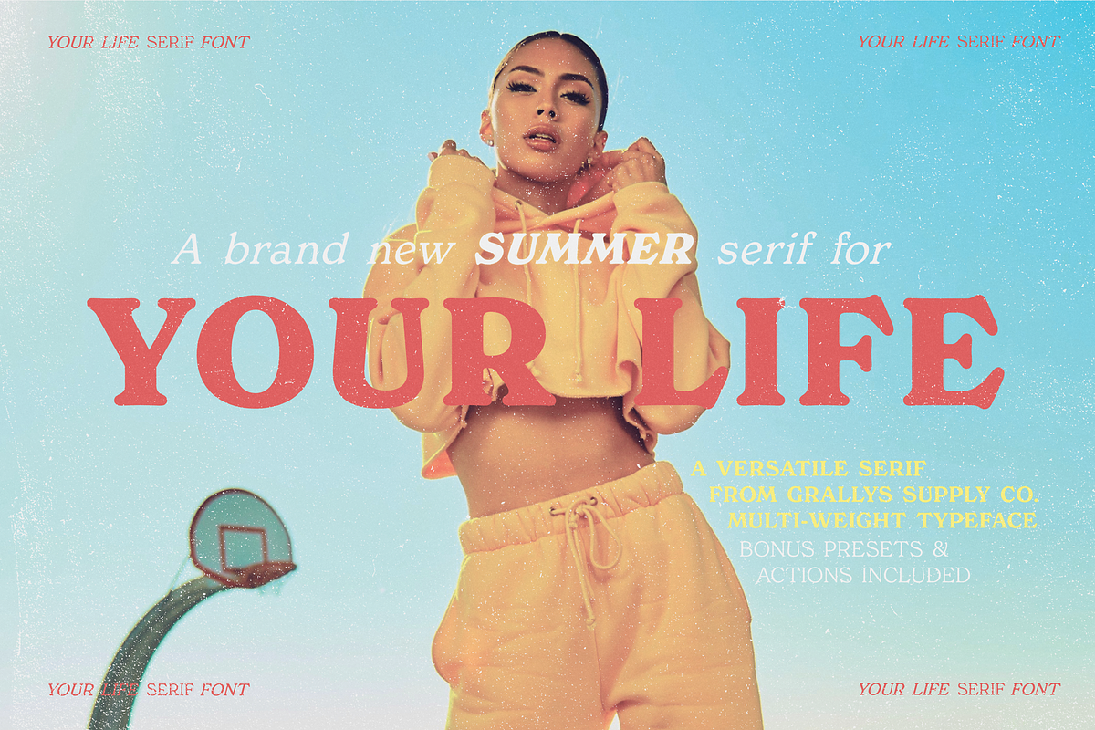 Your Life Serif, a Serif Font by Horlleys (Photo 1 of 5)