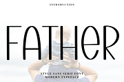 Father, a Sans Serif Font by InermediaSTUDIO (Thumbnail 1 of 7)