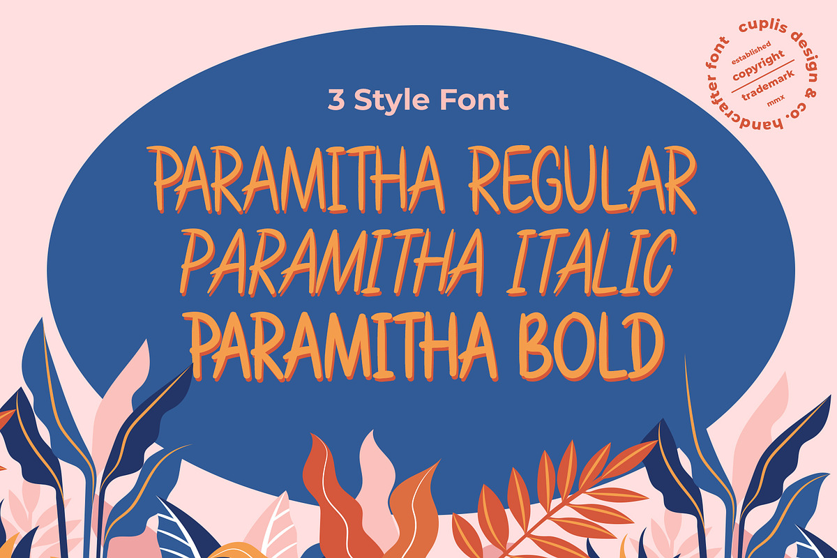 Paramitha a Handwritten Typeface, a Sans Serif Font by Dawnside Graphic (Photo 4 of 12)