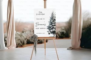 Wedding Welcome Sign Mockup