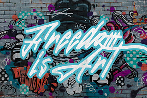 The Graffiti Font - Free Text Effect