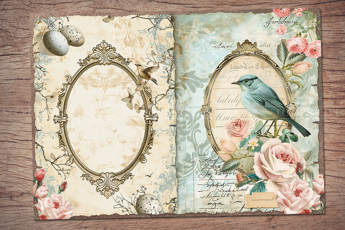 Bird Scrapbook Kit, an Animal Illustration by Secret Helper (Photo 6 of 8)