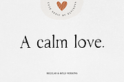 A calm love cute font, a Serif Font by elvinova (Thumbnail 1 of 10)
