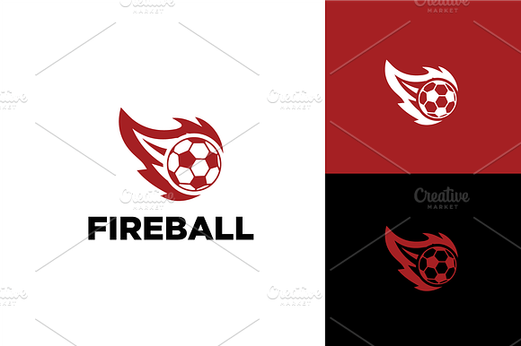 Fireball Logo Vector preview 2