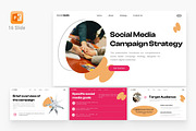 Social Media Campaign Strategy, a Presentation Template by Eklip Studio (Thumbnail 1 of 6)