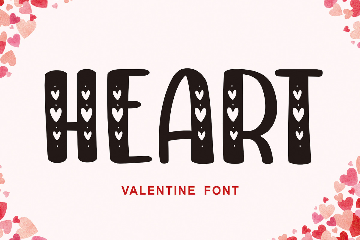 HEART, a Handwritten Font by Mozatype (Photo 1 of 7)