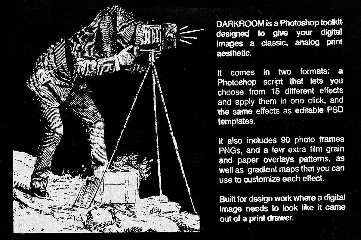 Darkroom - Analog Photo Toolkit, a Preset Add-On by MiksKS (Photo 2 of 27)