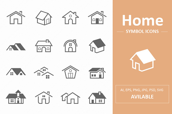 Home Symbol Icons