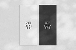 Paper Mockup Set 5 Card Mockup