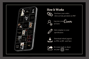 Luxe Dark Minimal Instagram Template, a Social Media Template by Faytemplates (Thumbnail 8 of 10)
