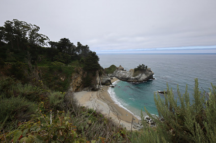 McWay falls along Big Sur coast California, a Nature Photo by uncreative