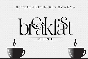 Breakfasta - Serif Display Font