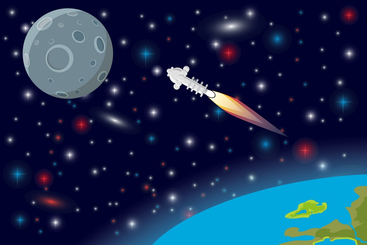 Cosmos, planets and stars., a Technology Illustration by katykin (Photo 6 of 11)