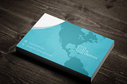 Creative Map Business Card, a Business Card Template by bouncy (Thumbnail 4 of 4)